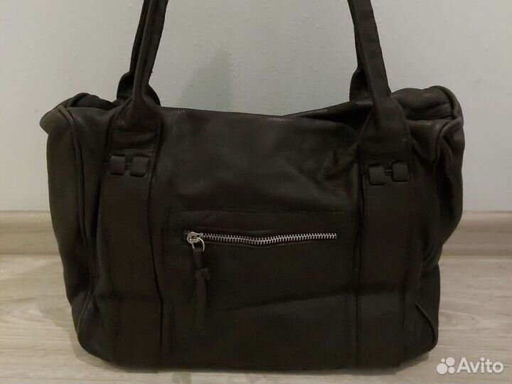 Натуральная кожаная сумка