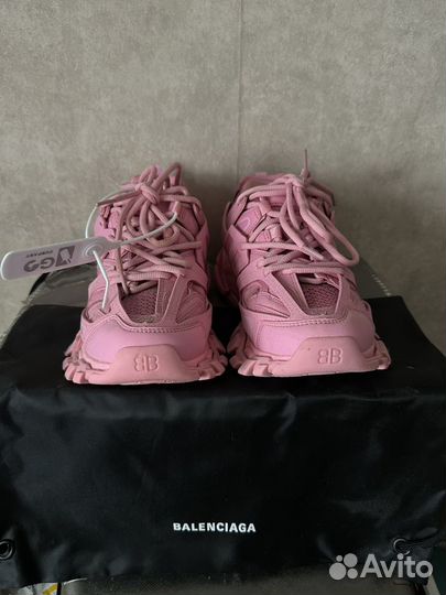 Balenciaga кроссовки track pink