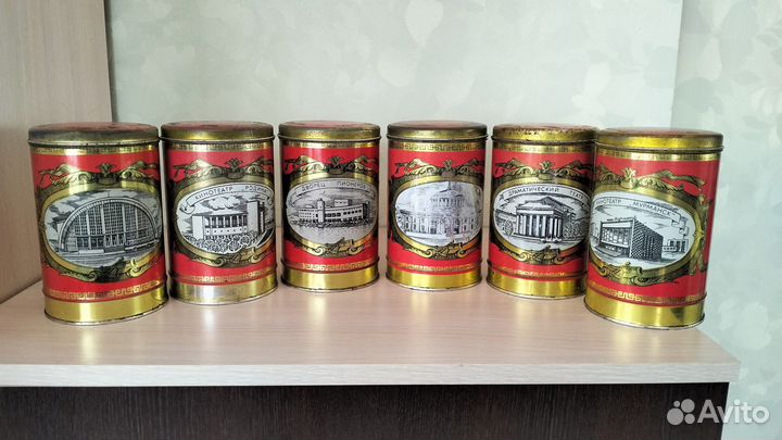 Жестяная банки для сыпучих СССР Мурманск