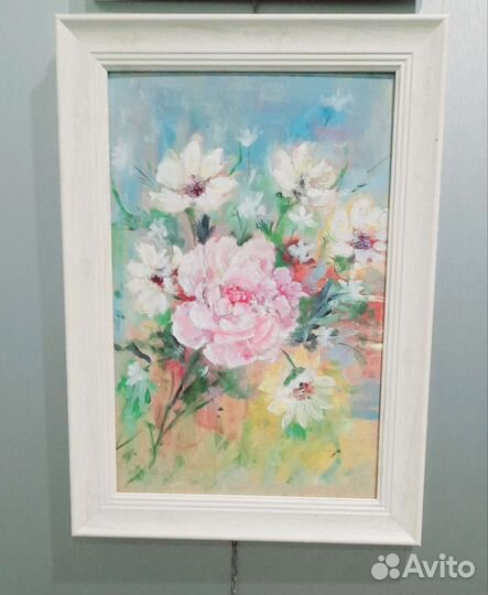 Картина Букет Пионы 