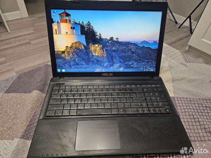 Ноутбук asus X55A чёрный