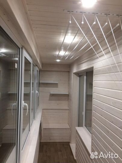 Остекление обшивка балконов