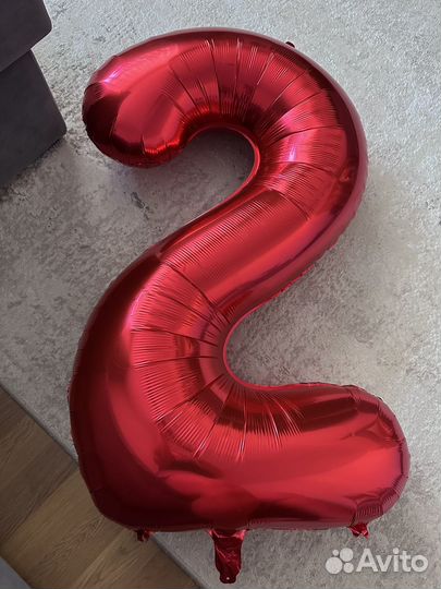 Цифра 2 на день рождения