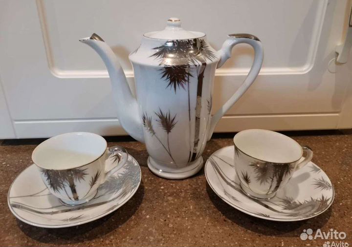 Кофейные пары, кофейный сервиз Богемия, Япония