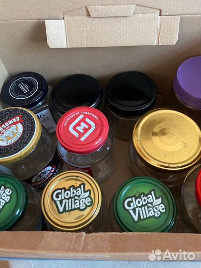 Банки стекляные разные