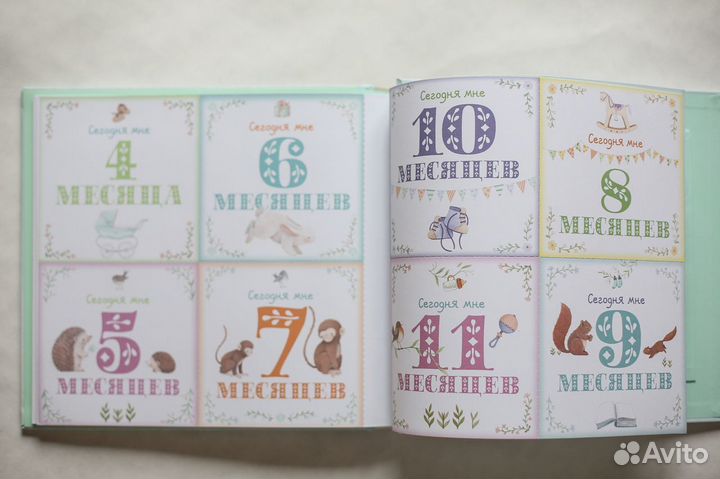 Альбом первый год малыша счастливые мгновения
