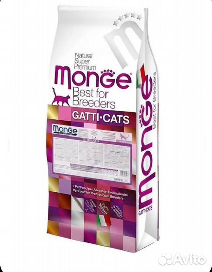 Monge корм для стерилизованных кошек 10кг