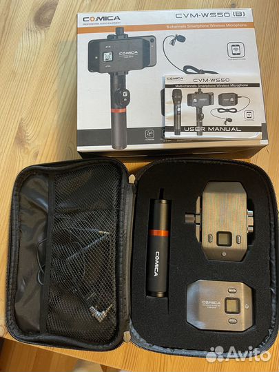 Радио петличка для смартфона Comica CVM-WS50B