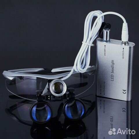 Бинокулярные очки со светом