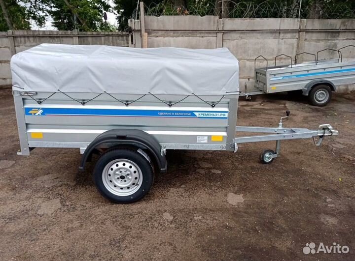 Прицеп легковой оцинковнный 2.0х1.3 с тентом