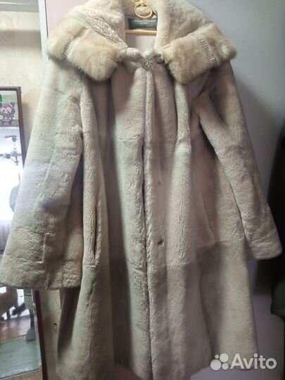 Шуба стриженный кролик 48