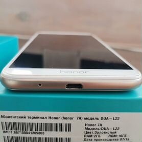 HONOR 7A, 2/16 ГБ