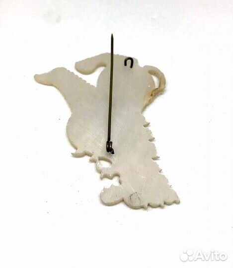 Винтаж Броши из перламутра