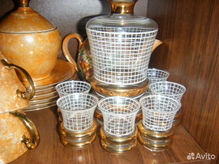 20 век. два коньячных сервиза на 6 персон