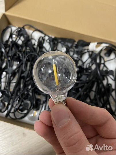 Ретро гирлянда уличная