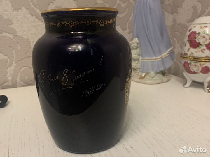 Ваза кобальт лфз