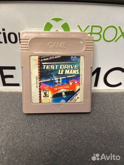 Nintendo game boy test drive le mans