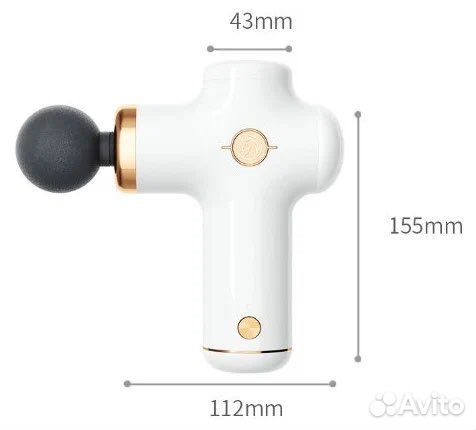 Массажер xiaomi yesoul monica massage gun голубой