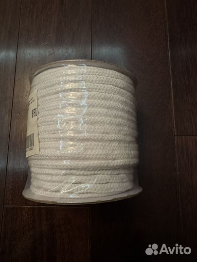 Шнур круглый х/б 5,5 цвет 101 белый