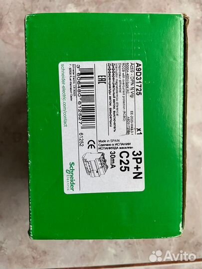 Автоматический выключатель Schneider Electric