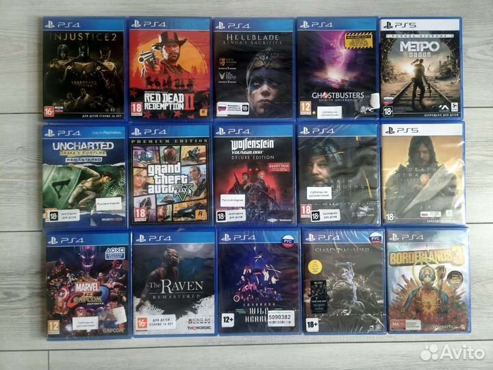Игры ps4, ps5, PlayStation