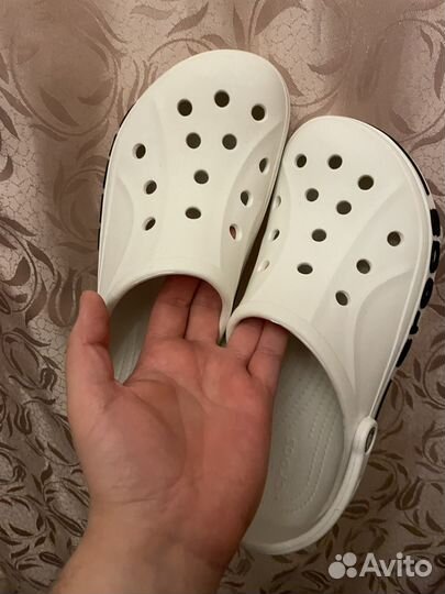 Кроксы белые новые 45 размер