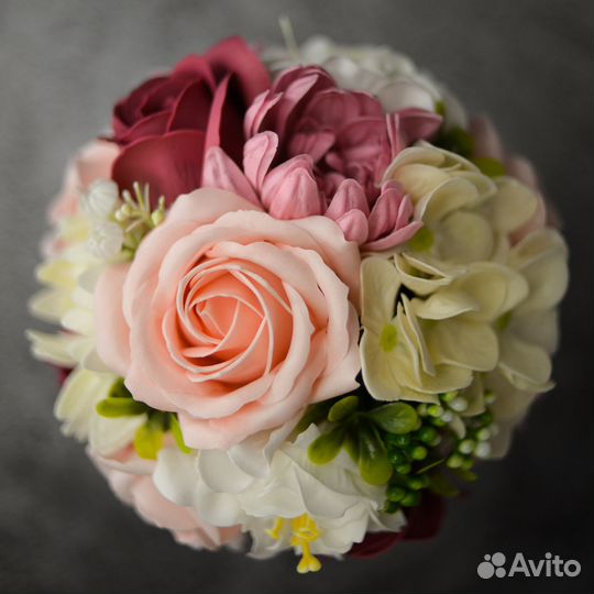 Мыльные букеты, цветы из мыла