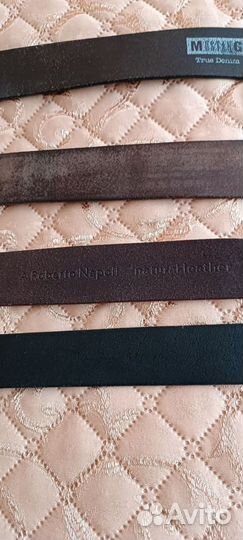 Мужской кожаный ремень