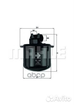 Фильтр топливный kl108 Mahle/Knecht
