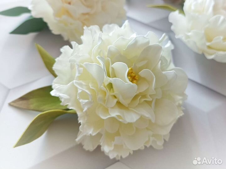 Цветок чокер заколка брошь из фоамирана