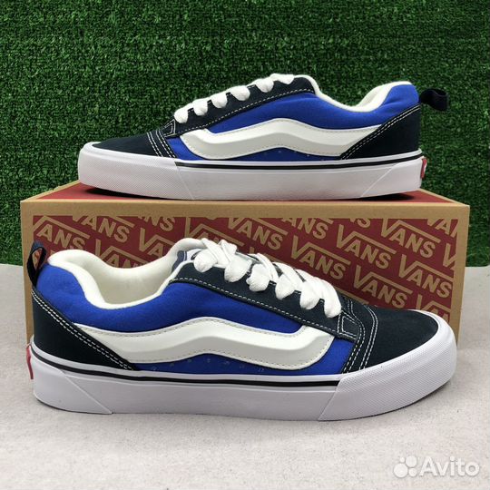 Vans Knu-Skool Navy Blue / Кроссовки мужские