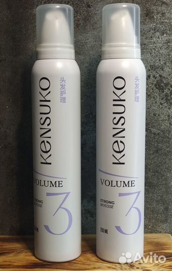 Мусс для волос kensuko Объем и фиксация (2 шт)
