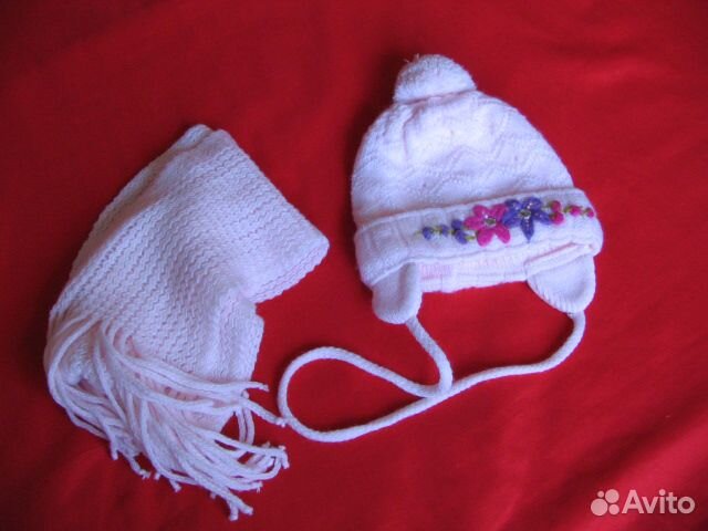 Шапки, шарфики, манишки для девочки 0-3 года