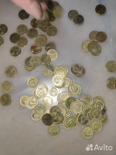 Монета копейка СССР