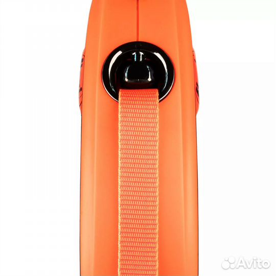 Рулетка flexi Xtreme L (до 55 кг) 8 м лента оранж