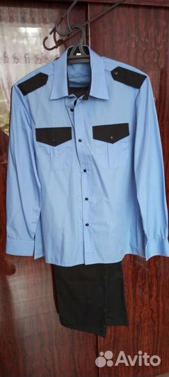 Форма охраны черная новая 46-48 р