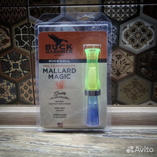 Двухъязычковый манок на утку Magic Buck Gardner