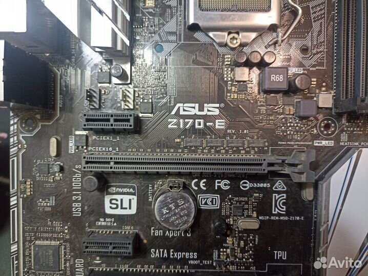 Материнская плата Asus Z170-E