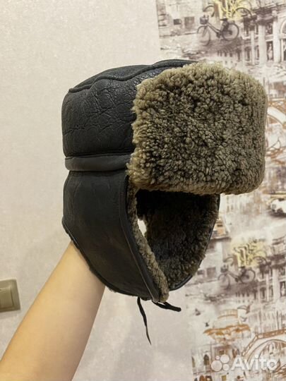 Шапка ушанка мужская натуральная
