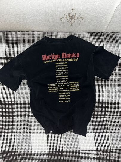 Футболка marilyn manson