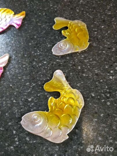 Ёлочные игрушки картонаж, стеклярус СССР