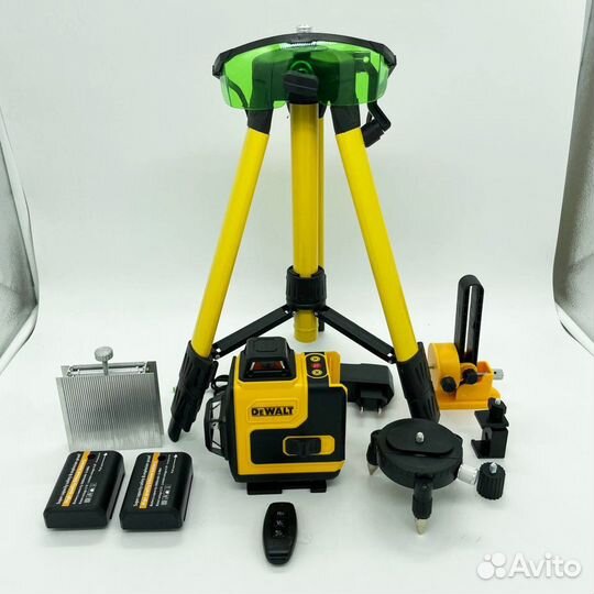 Лазерный Уровень Dewalt 4D 16 линий Штатив в кейсе