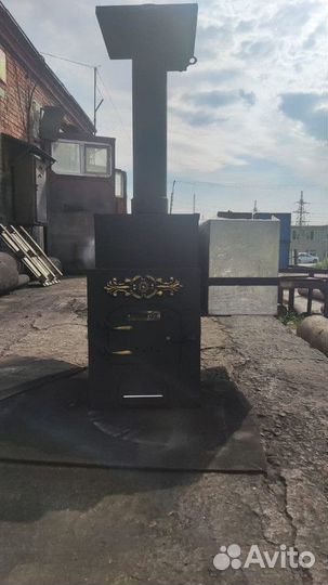 Банная печь Эконом 0.6 м тол 10мм 1010x430x750