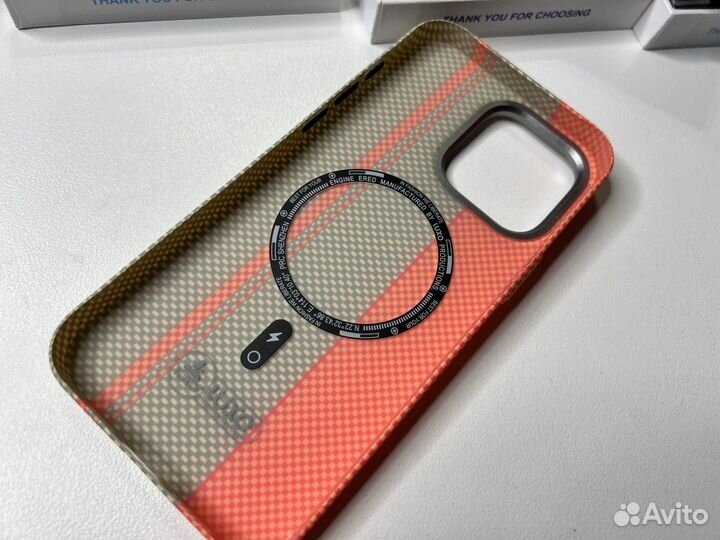 Чехол на iPhone 15 Pro max и др. Аналог Pitaka