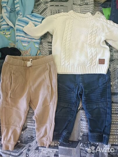 Детские вещи пакетом на мальчика 74 80