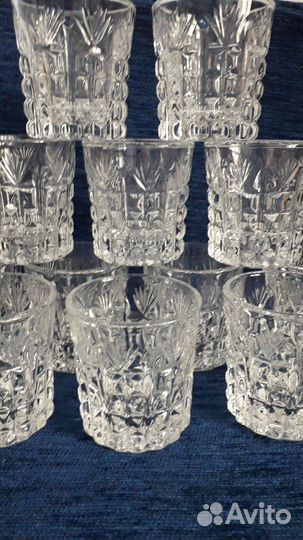 Набор новых хрустальных стопок,кружек СССР
