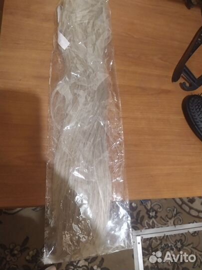 Хвост шиньон на ленте