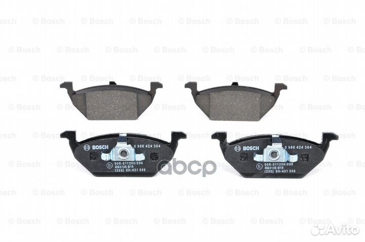 0 986 424 364 633 00571929B колодки дисковые