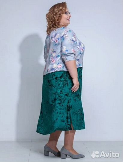 Суперское трендовое стильное платье Россия р.60-62