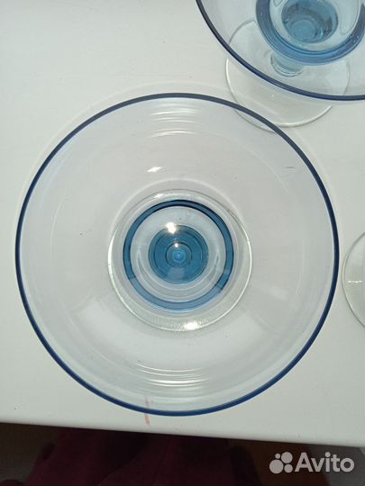 Креманка винтаж, цветное стекло